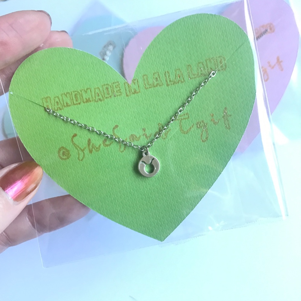 Taurus  Zodiac Necklace.